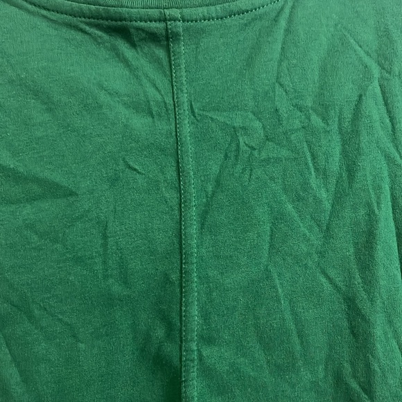 NFL Jets Girls Team Apparel V Neck T-Shirt size L (14) white green with sequin - Picture 5 of 9